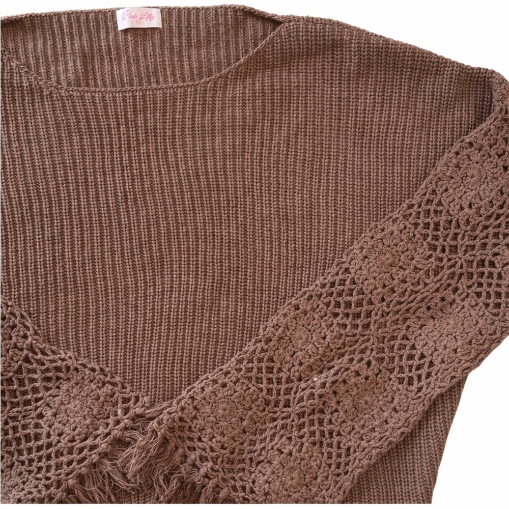 NWOT Pink Lily Knit Sweater